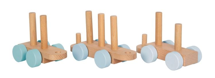 Produktbild: Holzzug blau