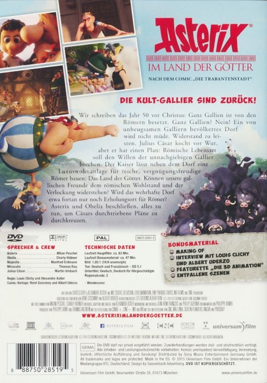 Produktbild: Asterix im Land der G&ouml;tter