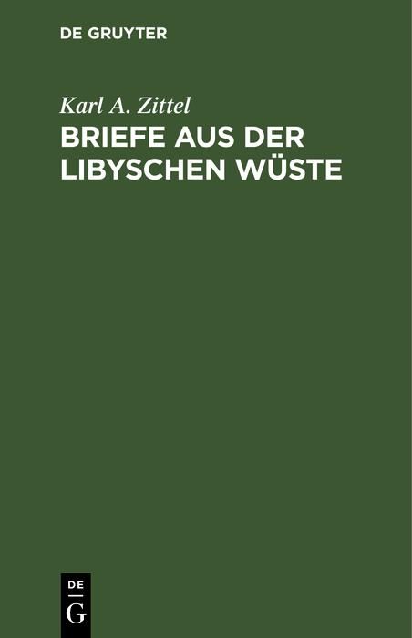 Produktbild: Briefe aus der libyschen W&uuml;ste