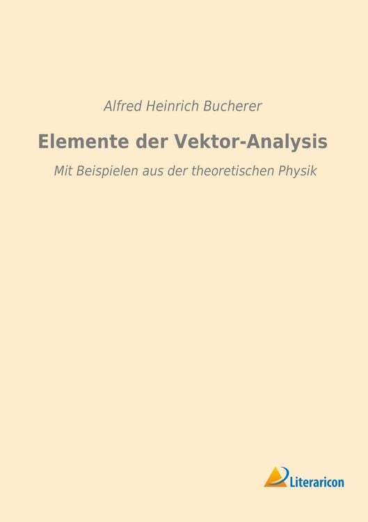 Produktbild: Elemente der Vektor-Analysis