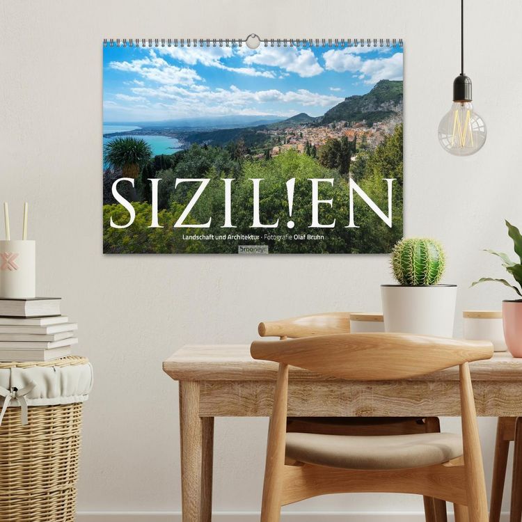 Produktbild: Sizilien &ndash; Landschaft und Architektur (Wandkalender 2026 DIN A3 quer), CALVENDO Monatskalender