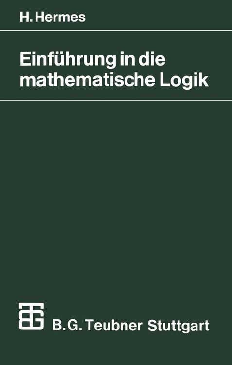 Produktbild: Einf&uuml;hrung in die mathematische Logik