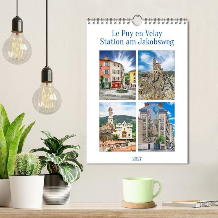 Produktbild: Le puy en Velay, Station am Jakobsweg (Wandkalender 2027 DIN A4 hoch), CALVENDO Monatskalender