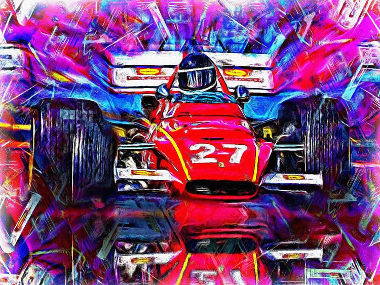 Produktbild: CALVENDO Puzzle Formel 1 aus den 1970er Jahren - der Ferrari 312B. | 1000 Teile Lege-Gr&ouml;&szlig;e 64 &times; 48 cm Foto-Puzzle f&uuml;r gl&uuml;ckliche Stunden