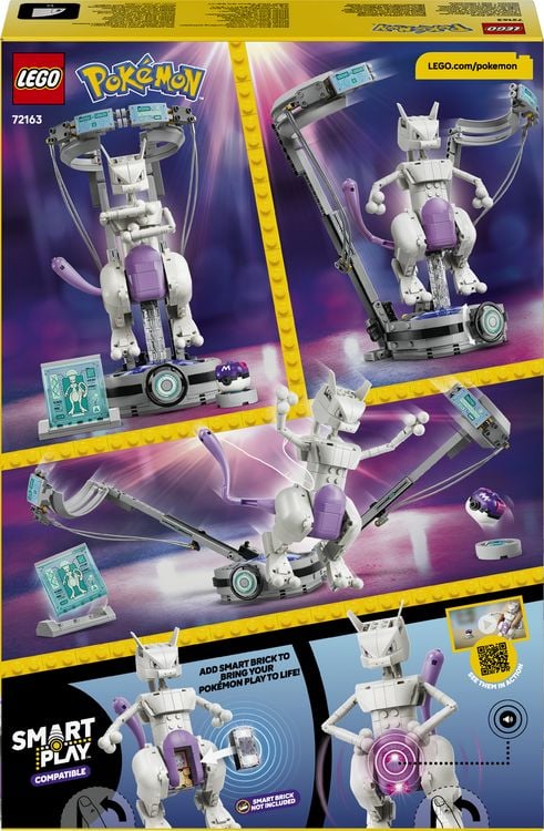Produktbild: LEGO Pok&eacute;mon SMART Play: Mewtwus Ausbruch aus dem Labor kompatibles Set 72163