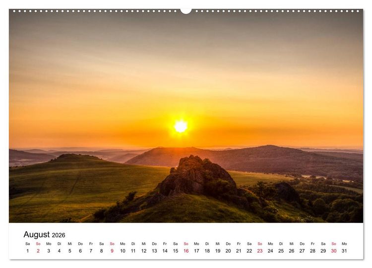 Produktbild: Wundersch&ouml;nes Nordhessen - Magische Momente (Wandkalender 2026 DIN A2 quer), CALVENDO Monatskalender