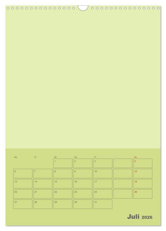Produktbild: Bastel Terminkalender (Wandkalender 2026 DIN A3 hoch), CALVENDO Monatskalender