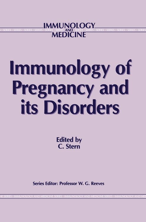 Produktbild: Immunology of Pregnancy and its Disorders
