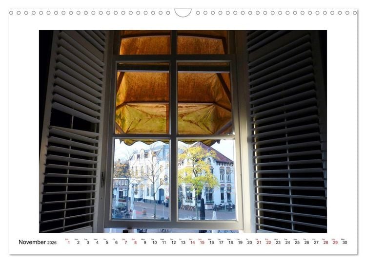 Produktbild: Charming Windows and Doors (Wall Calendar 2026 DIN A3 landscape), CALVENDO 12 Month Wall Calendar