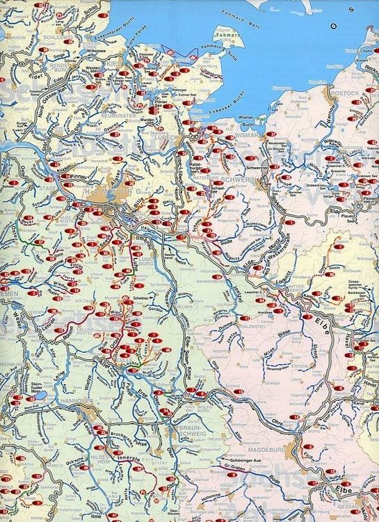 Produktbild: &Uuml;bersichtskarte Befahrungsregelungen
