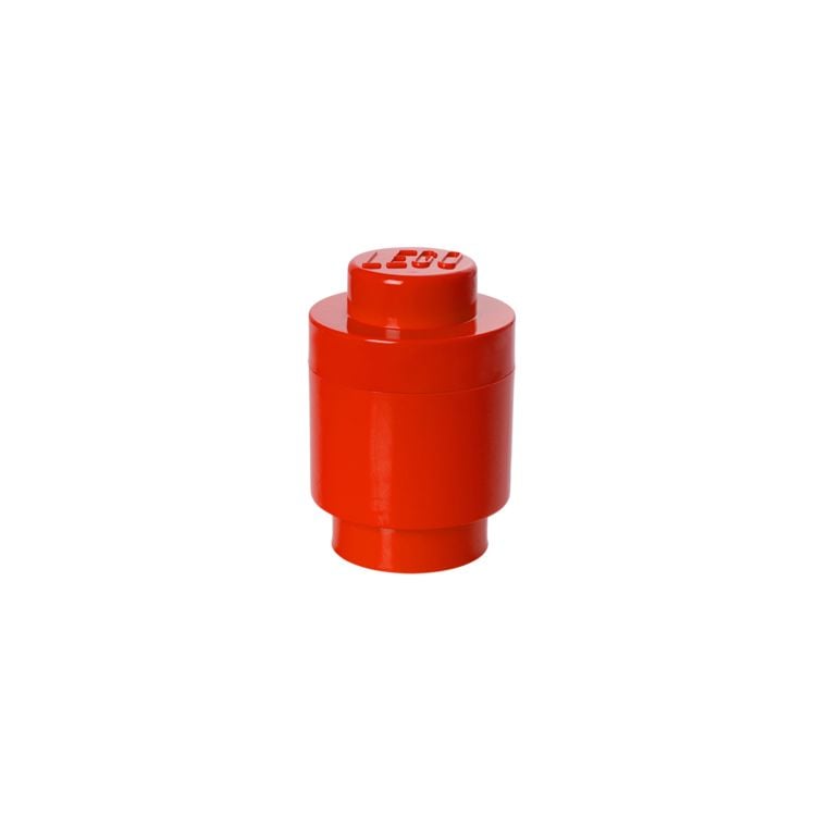 Produktbild: LEGO&reg; Aufbewahrungsstein 1 Noppe rund Rot