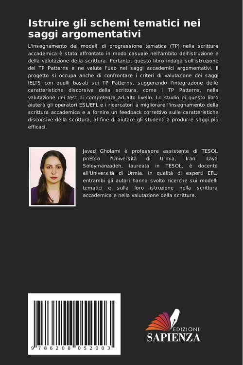 Produktbild: Istruire gli schemi tematici nei saggi argomentativi