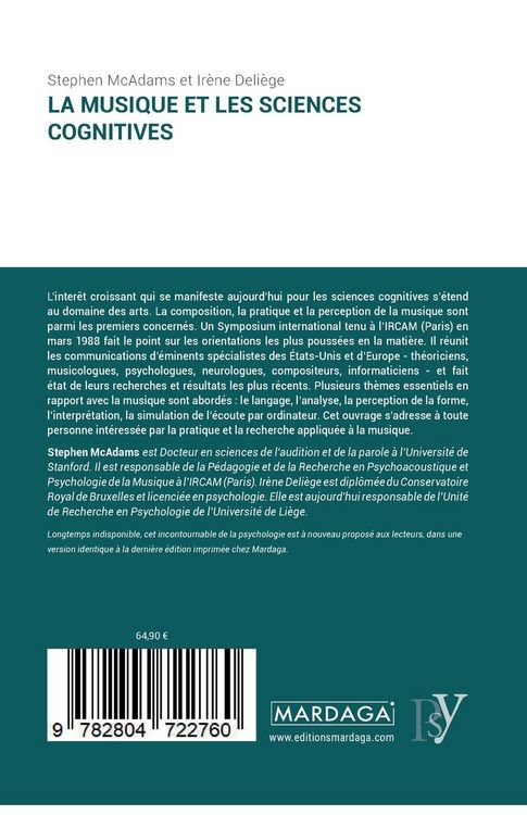 Produktbild: La musique et les sciences cognitives