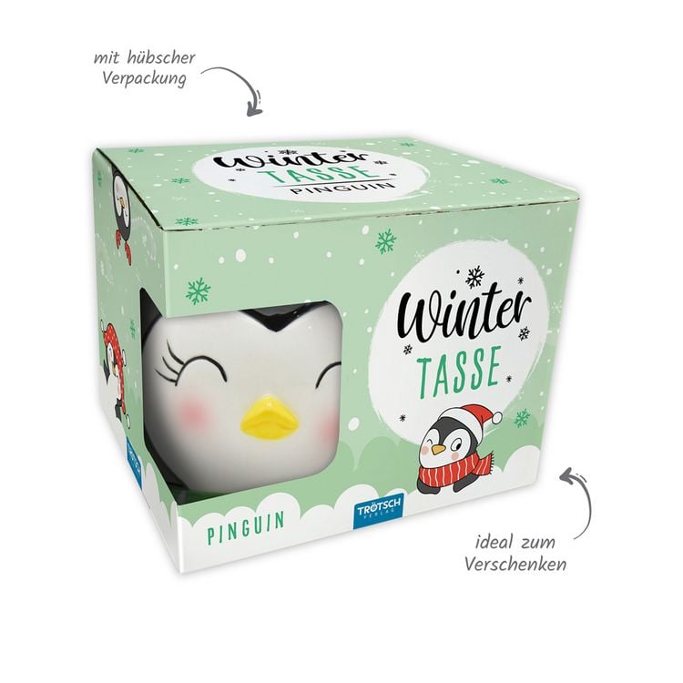 Produktbild: Tr&ouml;tsch Wintertasse Pinguin gro&szlig;