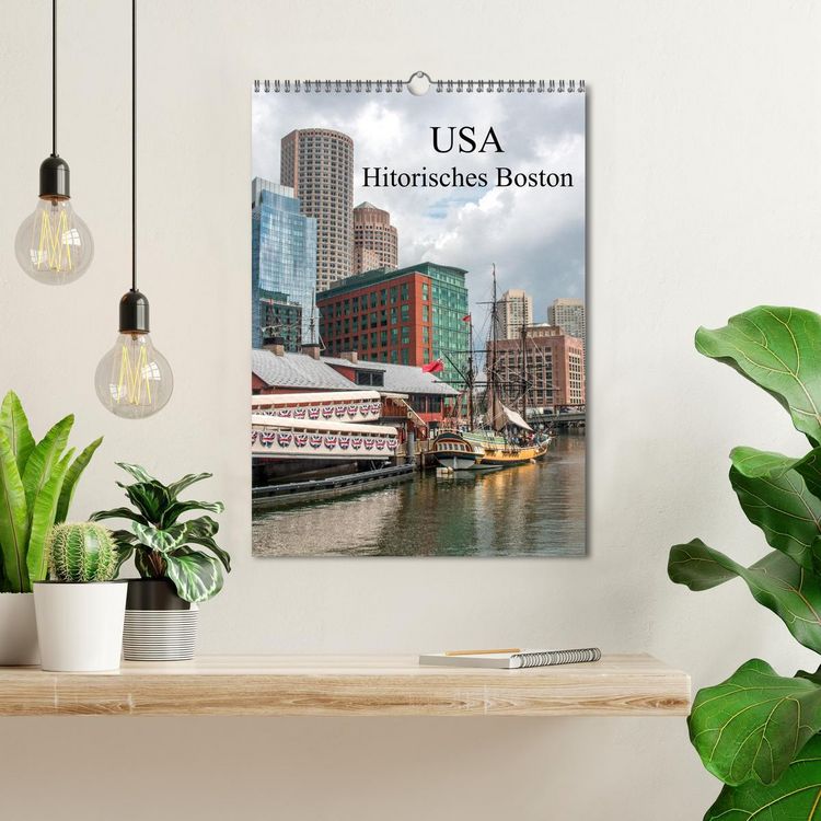 Produktbild: USA - Historisches Boston (Wandkalender 2026 DIN A3 hoch), CALVENDO Monatskalender