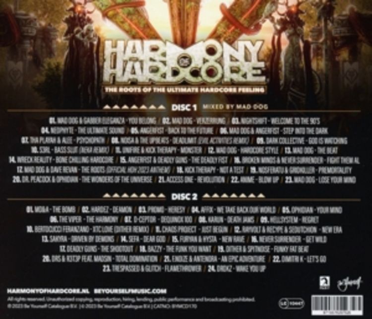 Harmony Of Hardcore 2023 - Mixed By Mad Dog