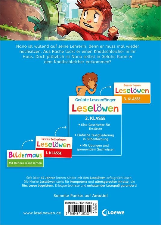 Produktbild: Lesel&ouml;wen 2. Klasse - Nano und der Knallschleicher