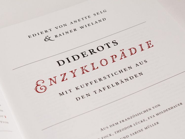 Produktbild: Diderots Enzyklop&auml;die