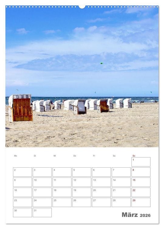 Produktbild: Mein Warnem&uuml;nde - Das moderne Ostseebad im Norden von Rostock (Wandkalender 2026 DIN A2 hoch), CALVENDO Monatskalender