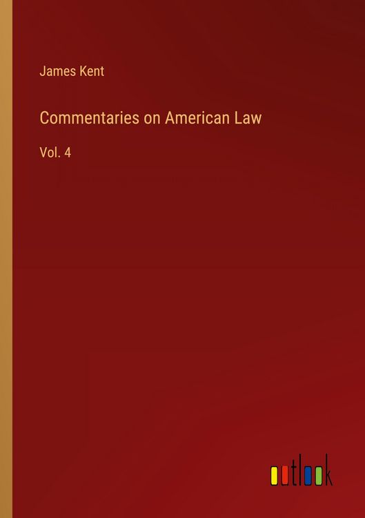 Produktbild: Commentaries on American Law