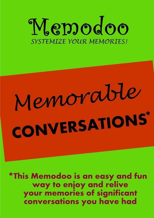 Produktbild: Memodoo Memorable Conversations