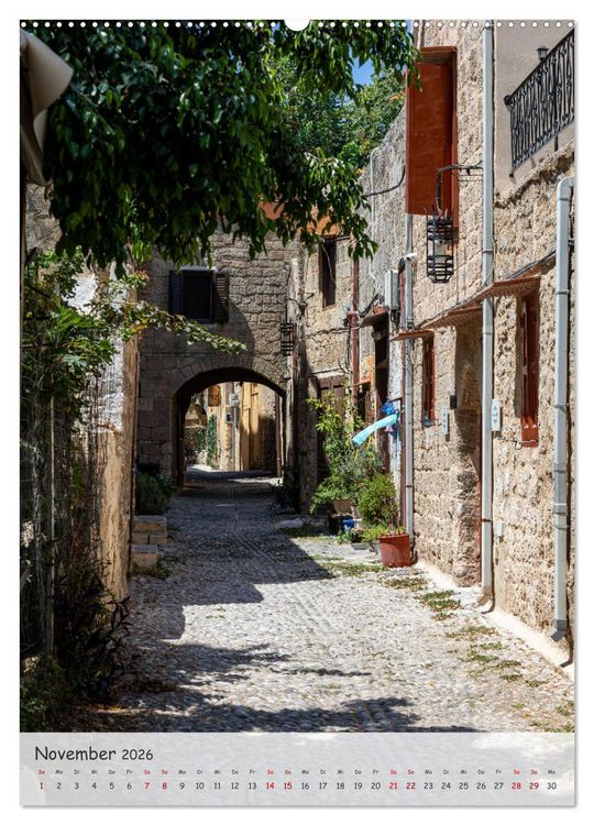 Produktbild: Rhodos und Symi, Insel der Schwammtaucher (hochwertiger Premium Wandkalender 2026 DIN A2 hoch), Kunstdruck in Hochglanz