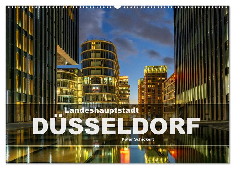 Produktbild: Landeshauptstadt D&uuml;sseldorf (Wandkalender 2026 DIN A2 quer), CALVENDO Monatskalender