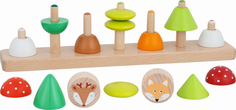 Produktbild: Farben- und Formensortierspiel Kleine Waldfreunde