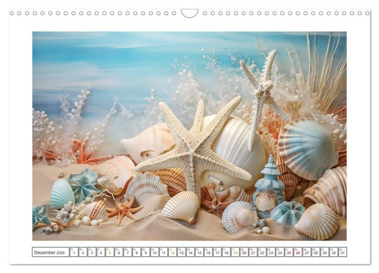 Produktbild: Meerestr&auml;ume (Wandkalender 2026 DIN A3 quer), CALVENDO Monatskalender