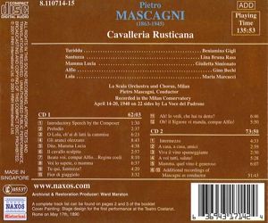 Produktbild: Cavalleria Rusticana
