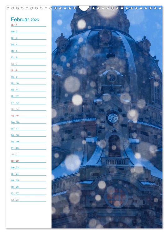 Produktbild: Frauenkirche Dresden (Wandkalender 2026 DIN A3 hoch), CALVENDO Monatskalender