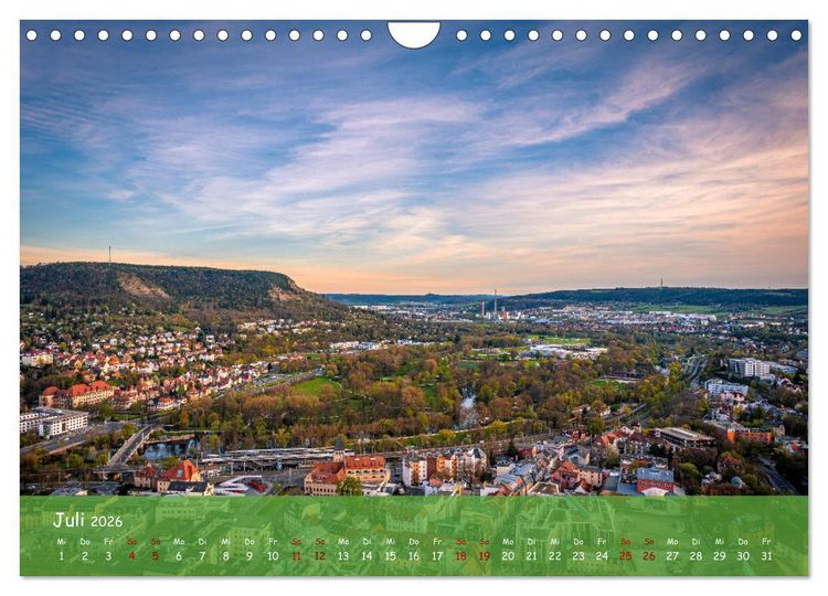 Produktbild: Jena - Faszination in Bildern (Wandkalender 2026 DIN A4 quer), CALVENDO Monatskalender