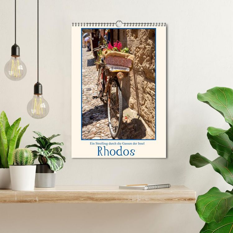 Produktbild: Ein Streifzug durch die Gassen der Insel Rhodos (Wandkalender 2026 DIN A3 hoch), CALVENDO Monatskalender