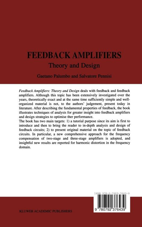 Produktbild: Feedback Amplifiers
