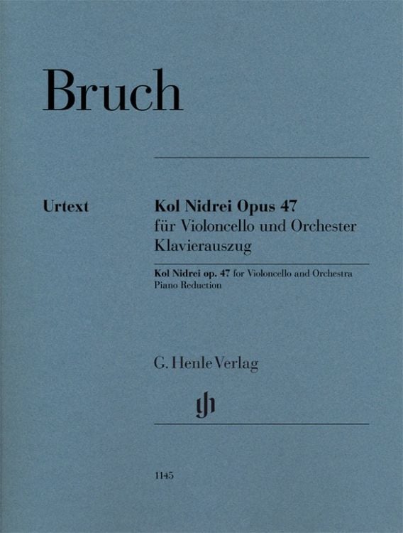 Produktbild: Max Bruch - Kol Nidrei op. 47 f&uuml;r Violoncello und Orchester