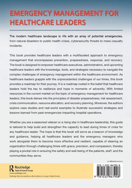 Produktbild: Emergency Management for Healthcare Leaders