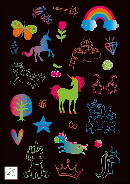 Produktbild: Neon-Sticker