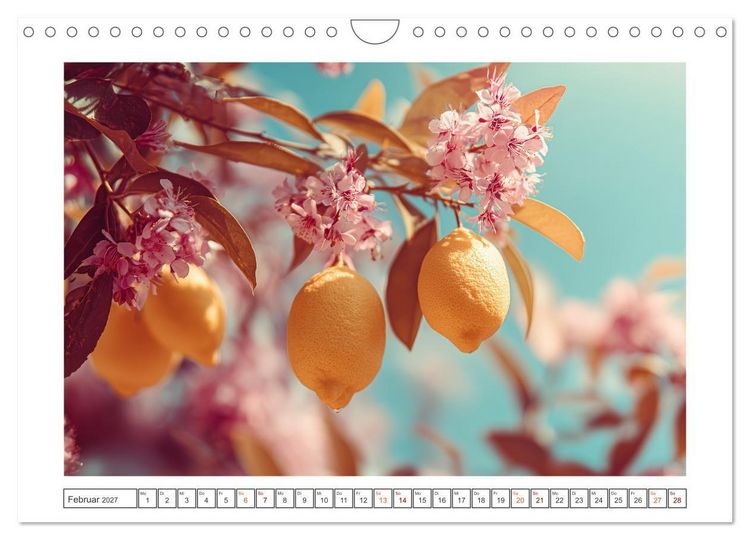 Produktbild: Mediterrane Zitronentr&auml;ume (Wandkalender 2027 DIN A4 quer), CALVENDO Monatskalender