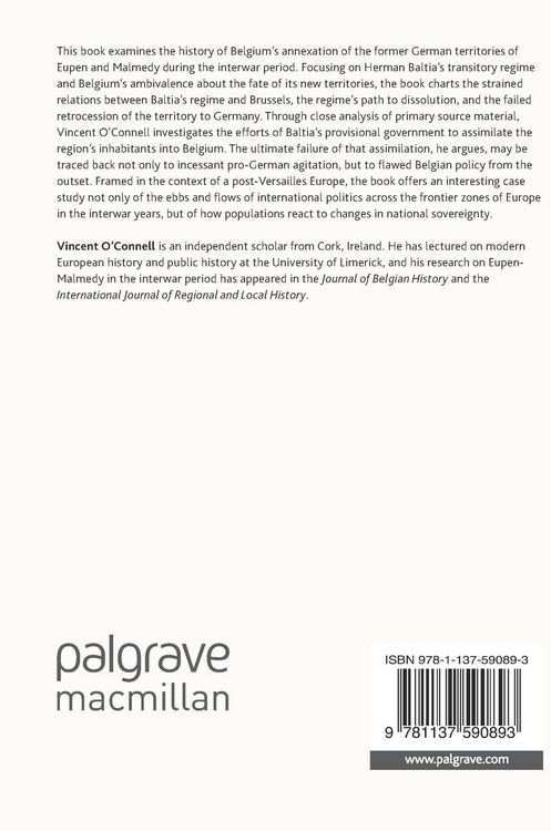 Produktbild: The Annexation of Eupen-Malmedy