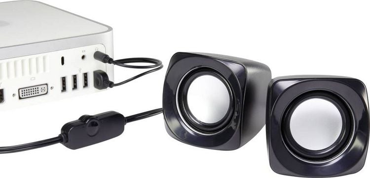 Produktbild: Renkforce RF-4755736 PC-Lautsprecher Kabelgebunden 6W Schwarz