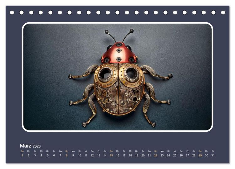 Produktbild: Roboterinsekten (Tischkalender 2026 DIN A5 quer), CALVENDO Monatskalender
