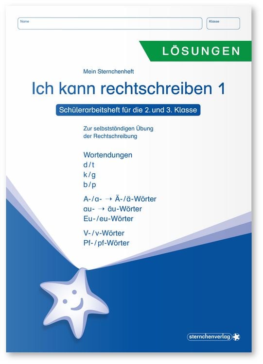 Bild vom Artikel Ich kann rechtschreiben 1 - Lös. - Schülerarb. vom Autor Sternchenverlag GmbH