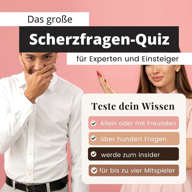 Produktbild: Das gro&szlig;e Scherzfragen-Quiz f&uuml;r Experten und Einsteiger