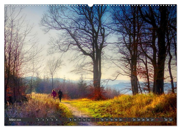 Produktbild: Landschaften unserer Heimat (hochwertiger Premium Wandkalender 2026 DIN A2 quer), Kunstdruck in Hochglanz