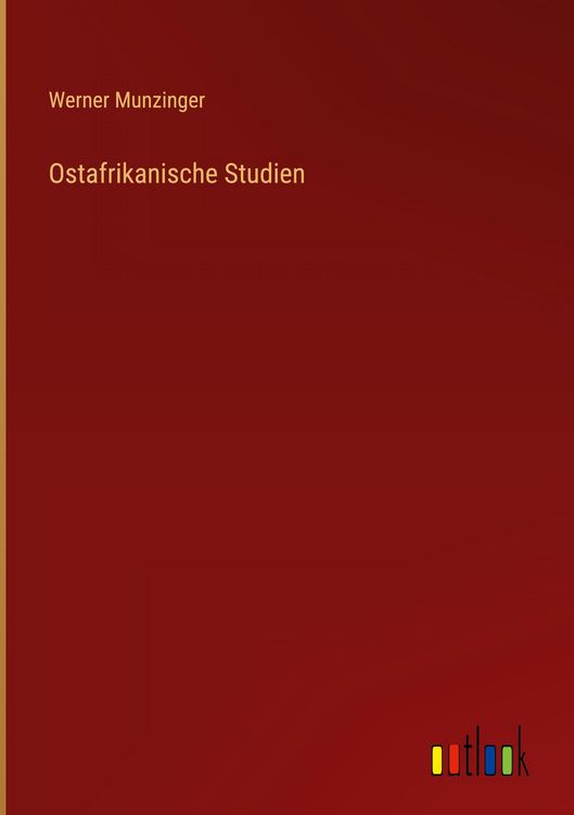 Produktbild: Ostafrikanische Studien