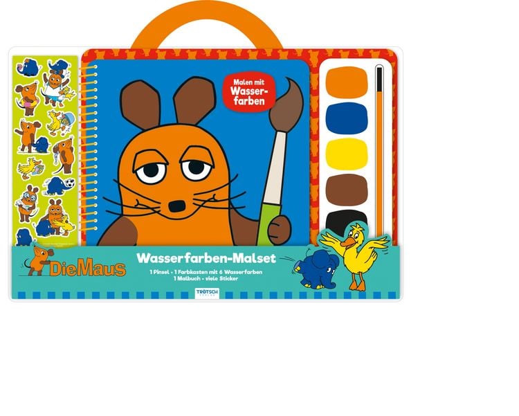 Produktbild: Tr&ouml;tsch Die Maus Wasserfarbenmalset