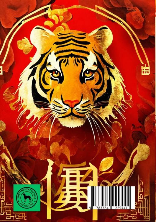 Produktbild: Tagebuch / Notizbuch Chinesisches Tierkreis Tiger
