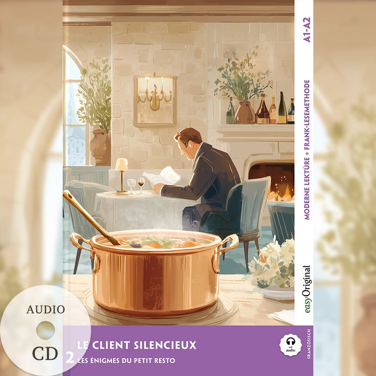 Produktbild: Le Client silencieux - Franz&ouml;sische Krimi-Lekt&uuml;re A1-A2 (+ Audio-CD)