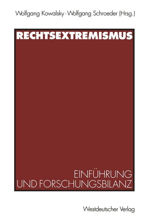 Produktbild: Rechtsextremismus