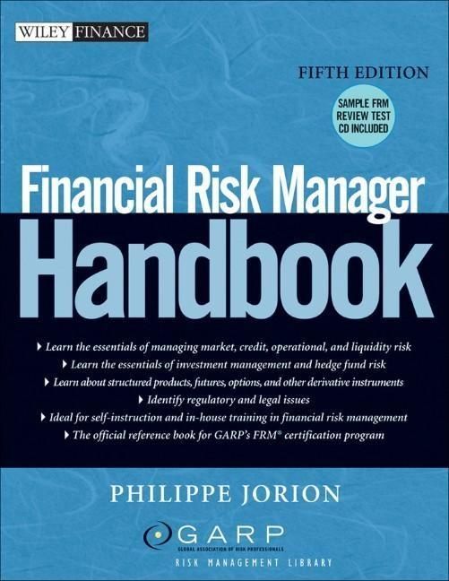 Produktbild: Financial Risk Manager Handbook